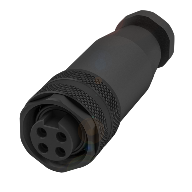 主站-電源入力接頭(4pin/F) 主站-電源入力接頭(4pin/F)